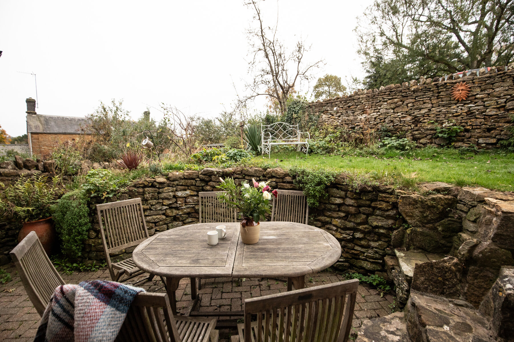 The private walled garden